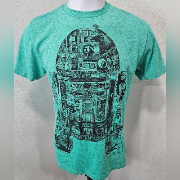 Starwars R2-D2 multi graphic men's medium t-shirt - Picture 1 of 7